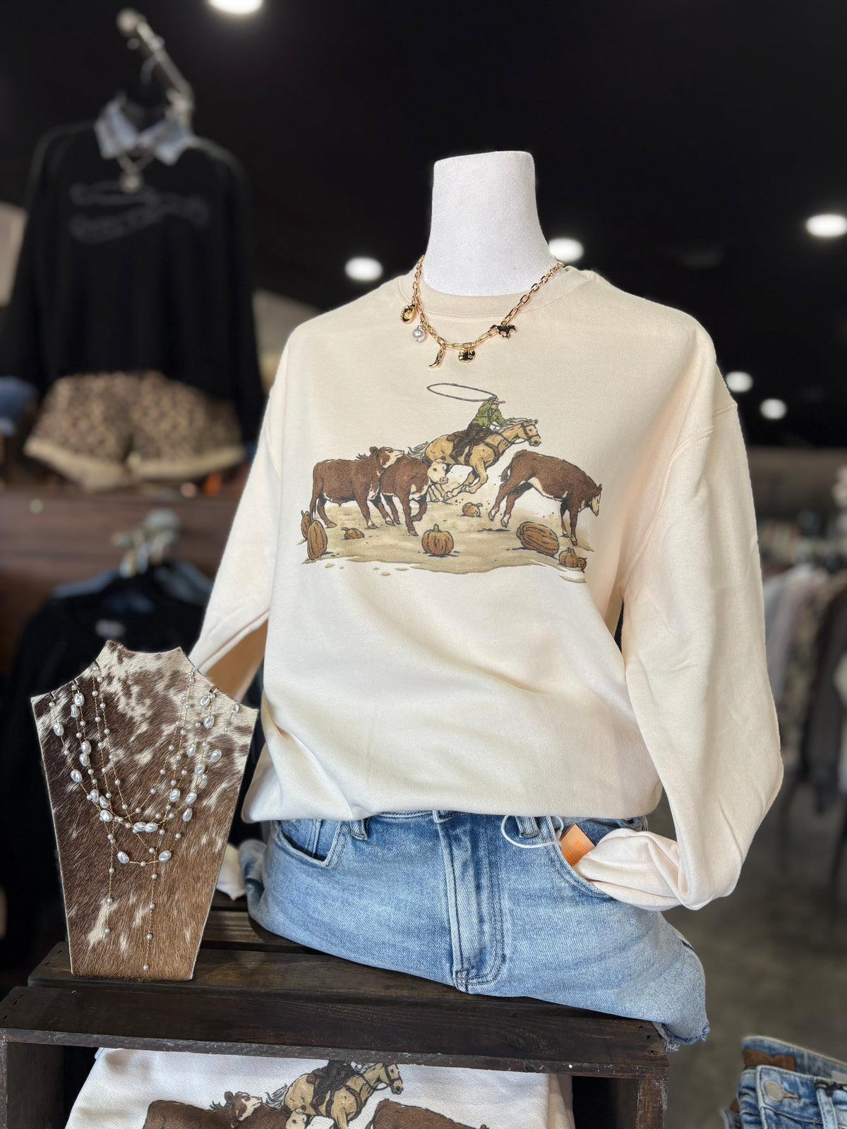 The Cowboys and Pumpkins Sweatshirt