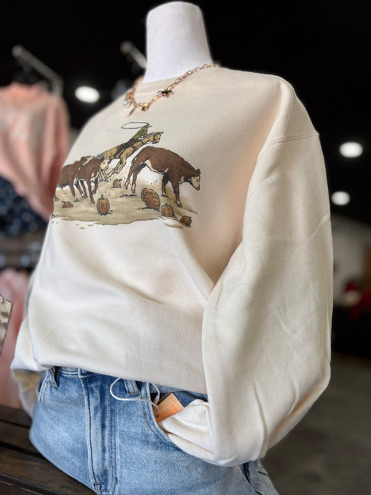The Cowboys and Pumpkins Sweatshirt