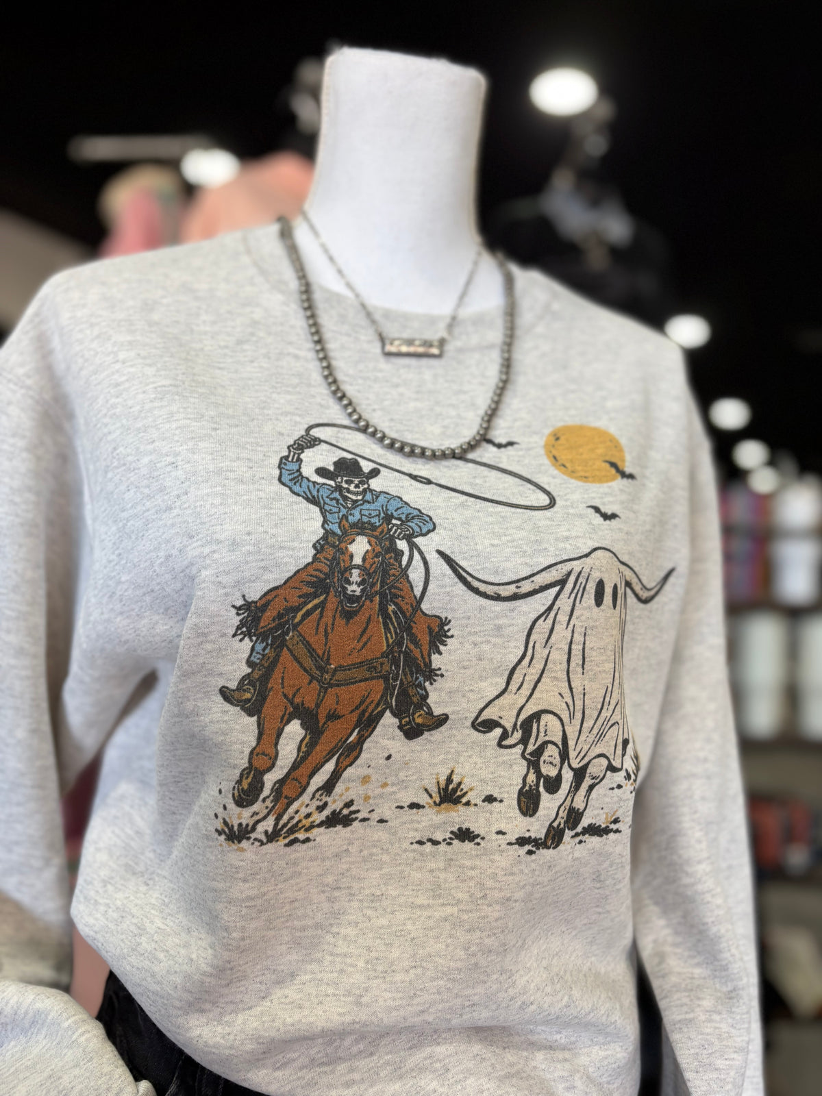The Cowboy and Ghost Sweatshirt
