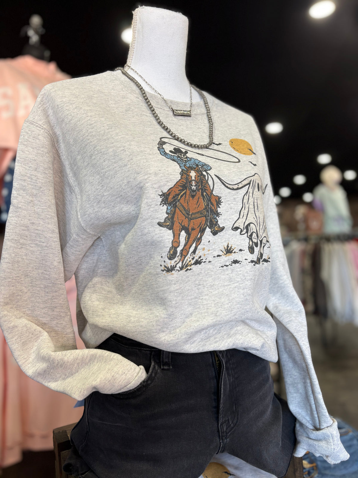 The Cowboy and Ghost Sweatshirt