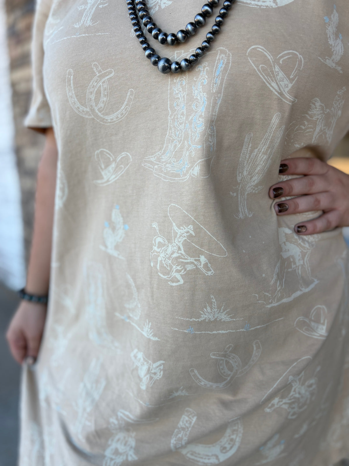 The Izzy T-Shirt Dress *Taupe