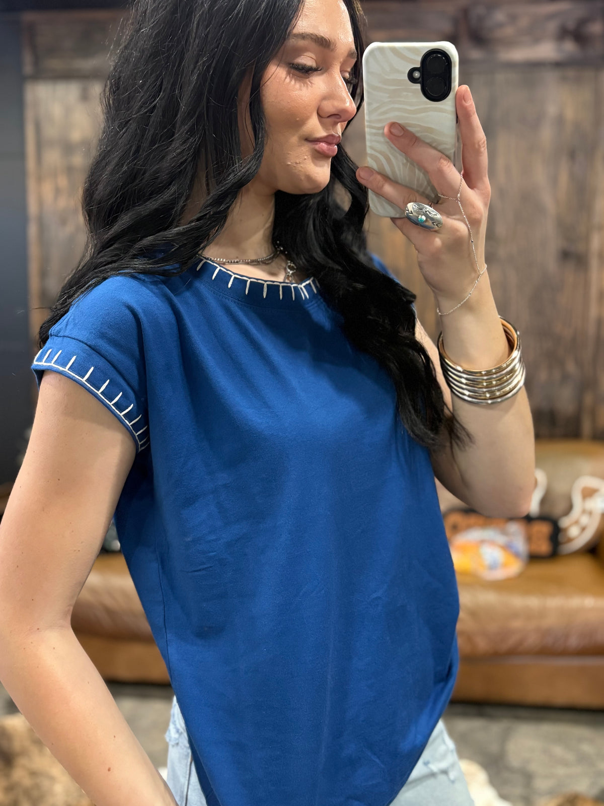 The Clara Top *Blue