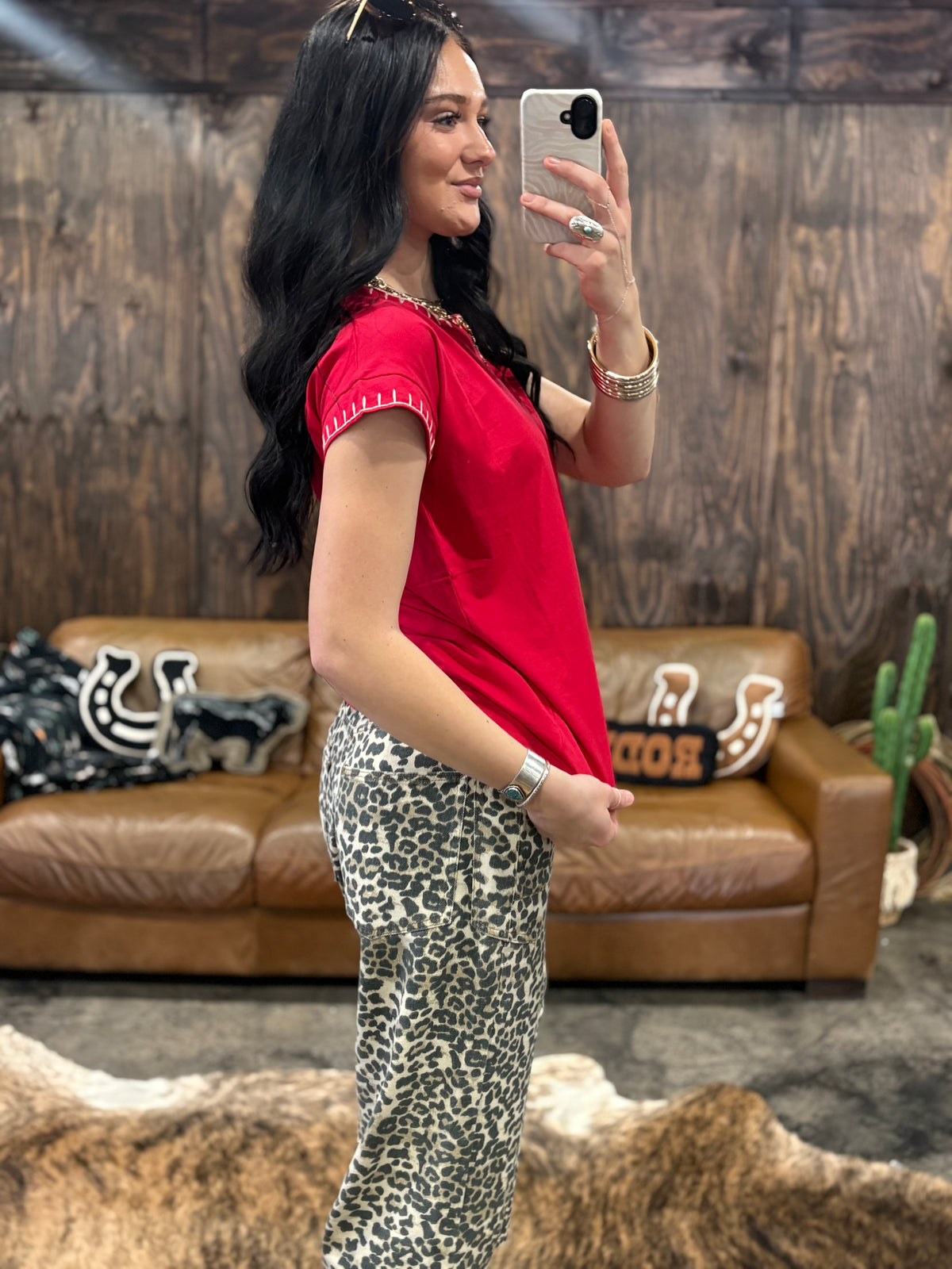 The Clara Top *Red