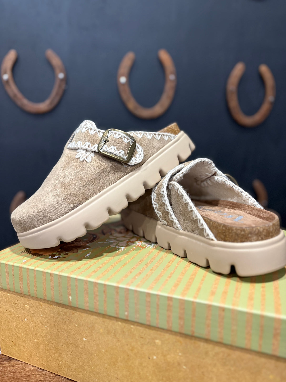 The Nevada Clog *Taupe
