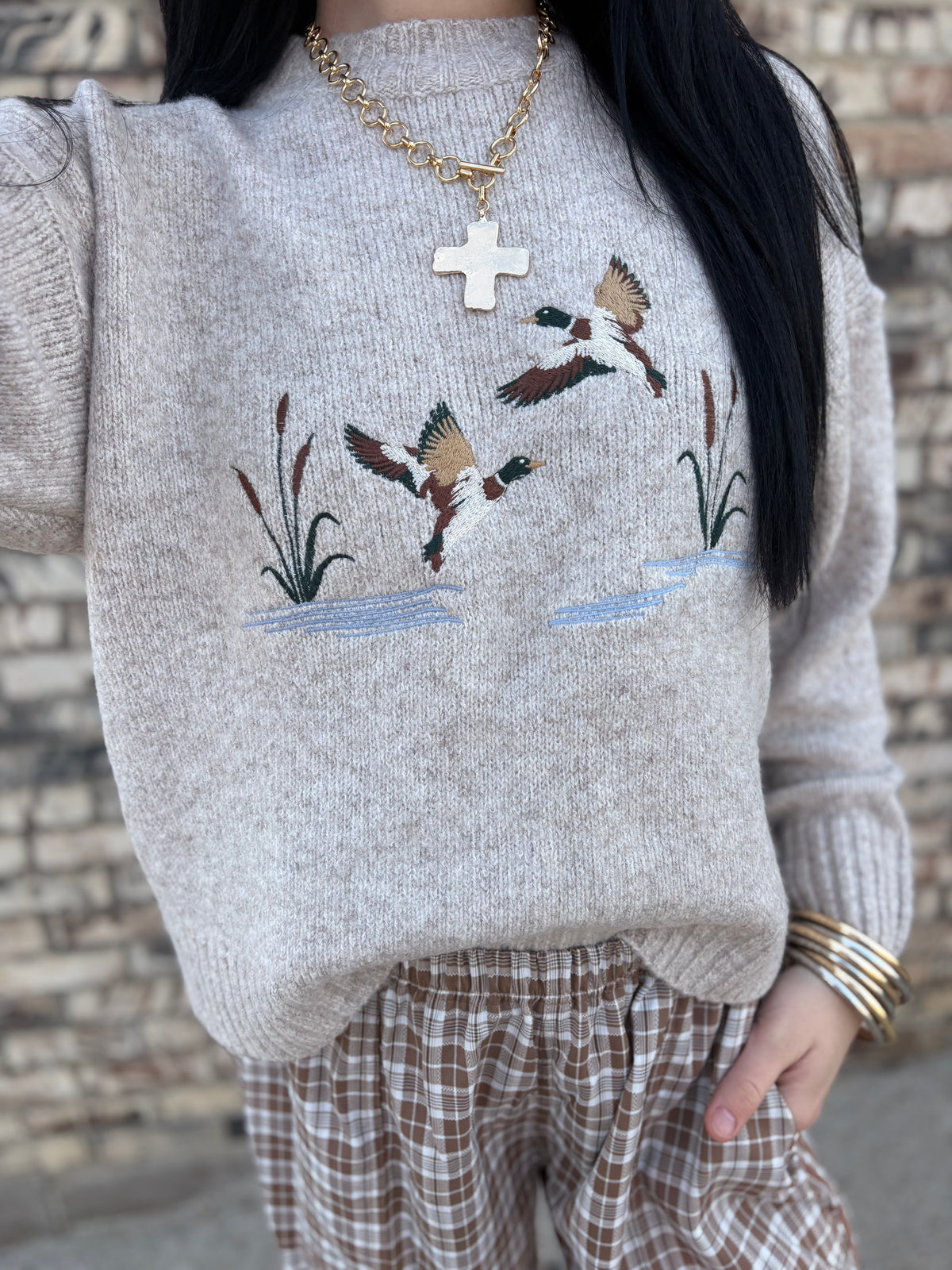 The Baylor Sweater * Cream