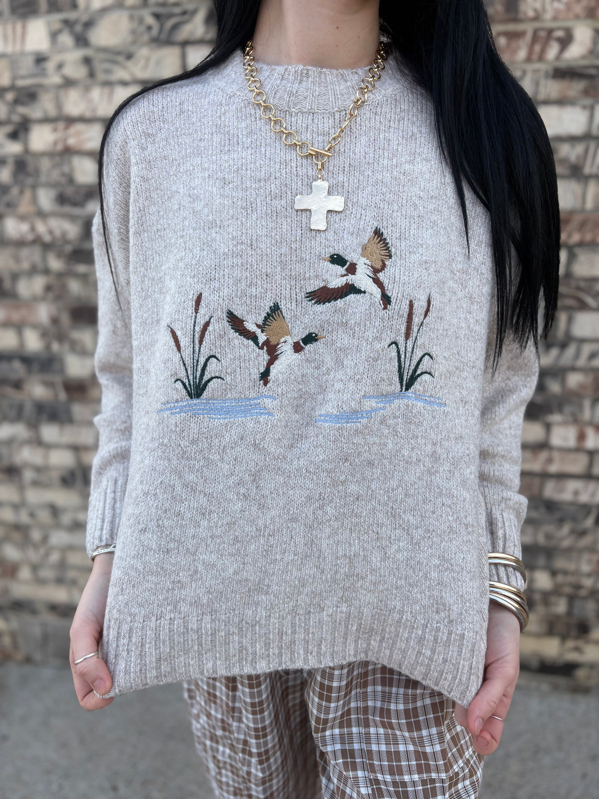 The Baylor Sweater * Cream