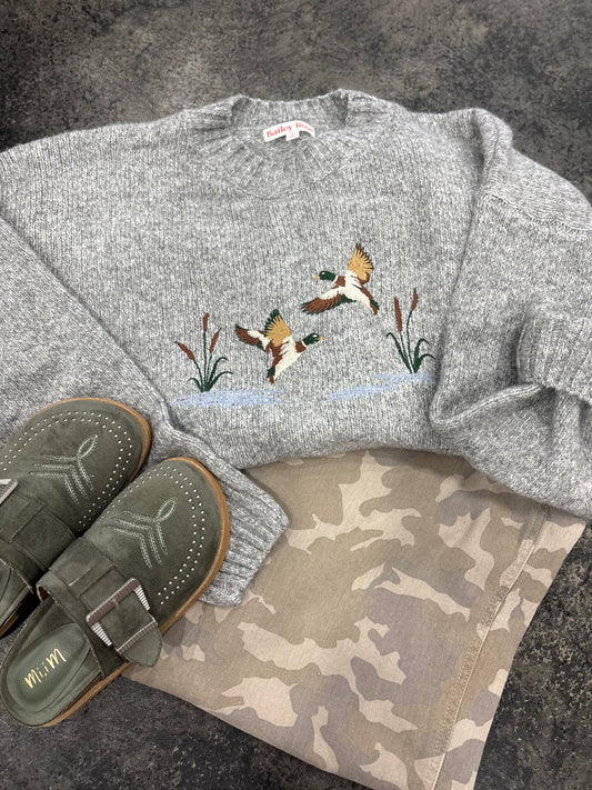 The Baylor Sweater * Grey