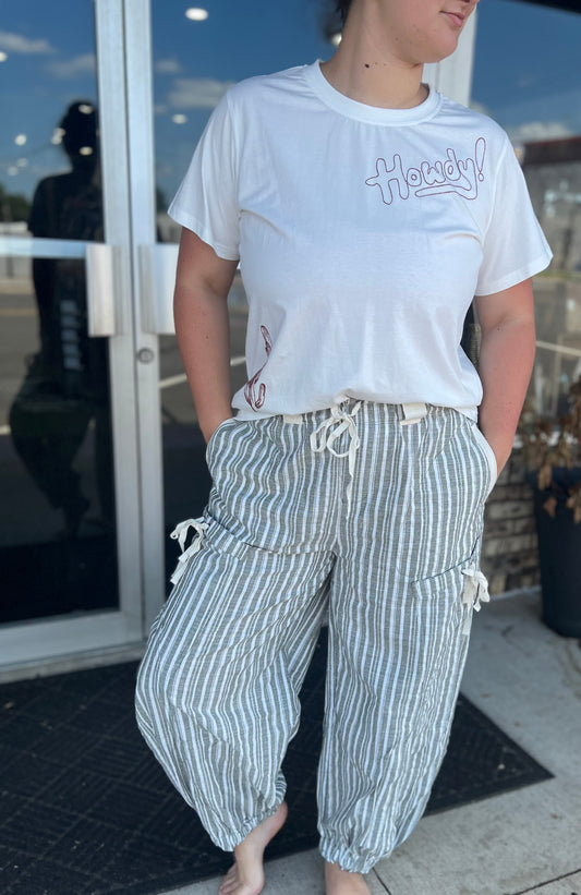 The Izzy Striped Joggers