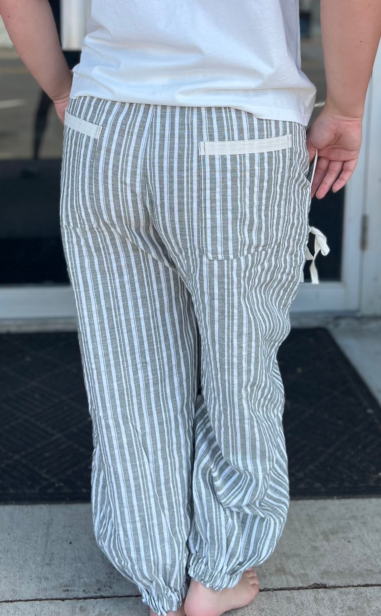The Izzy Striped Joggers