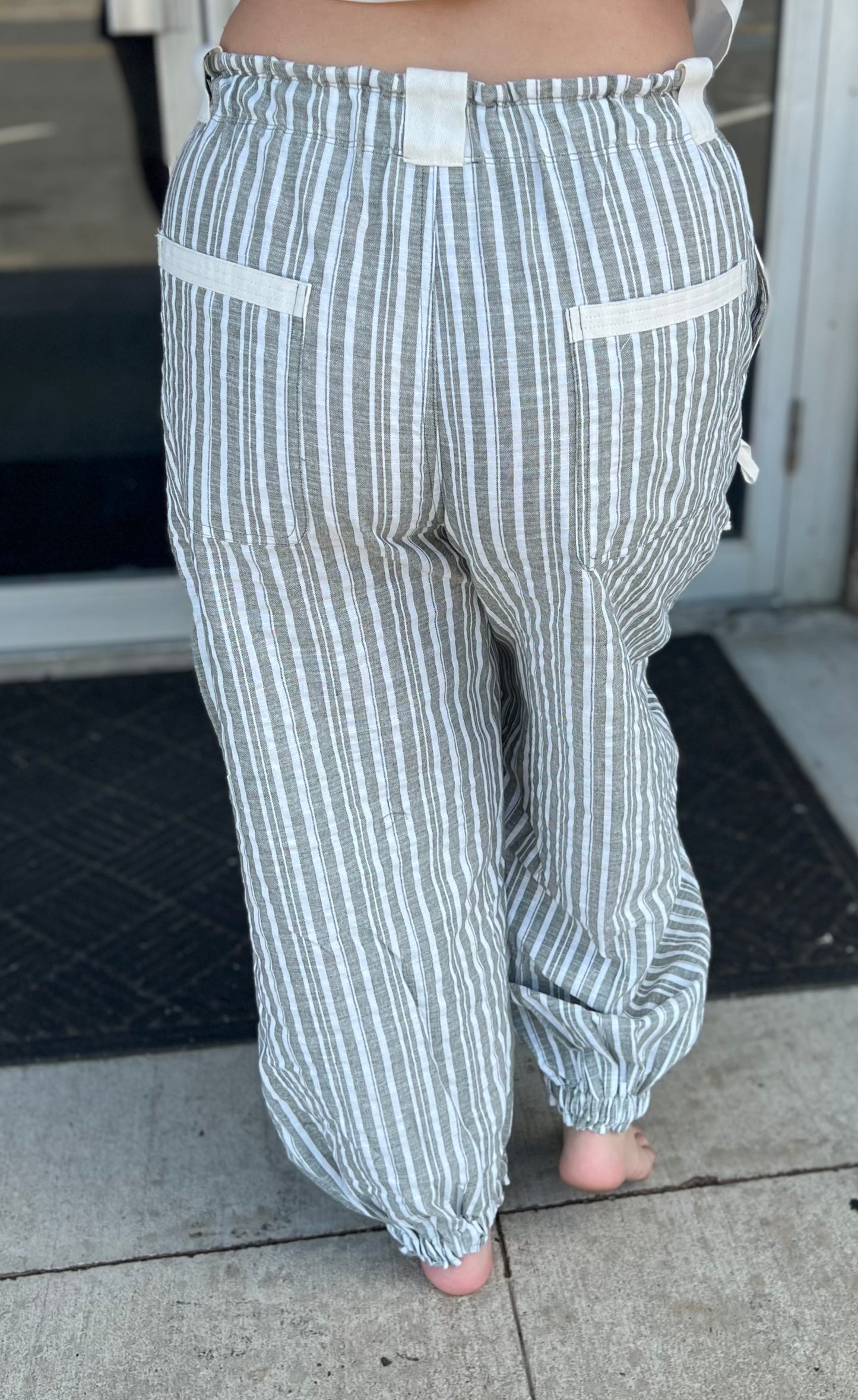 The Izzy Striped Joggers