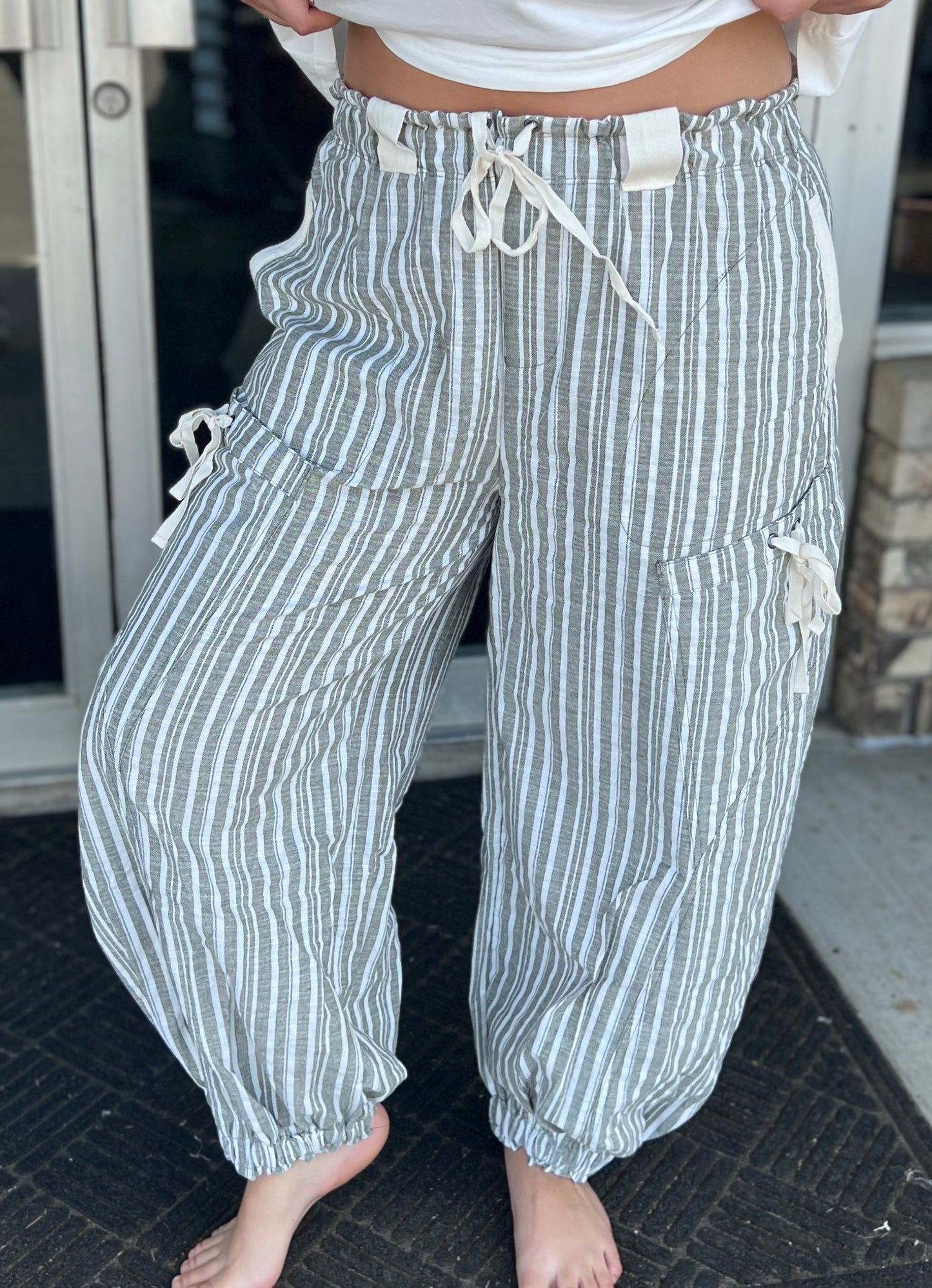 The Izzy Striped Joggers