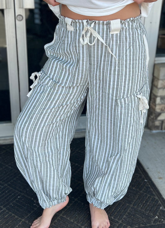 The Izzy Striped Joggers