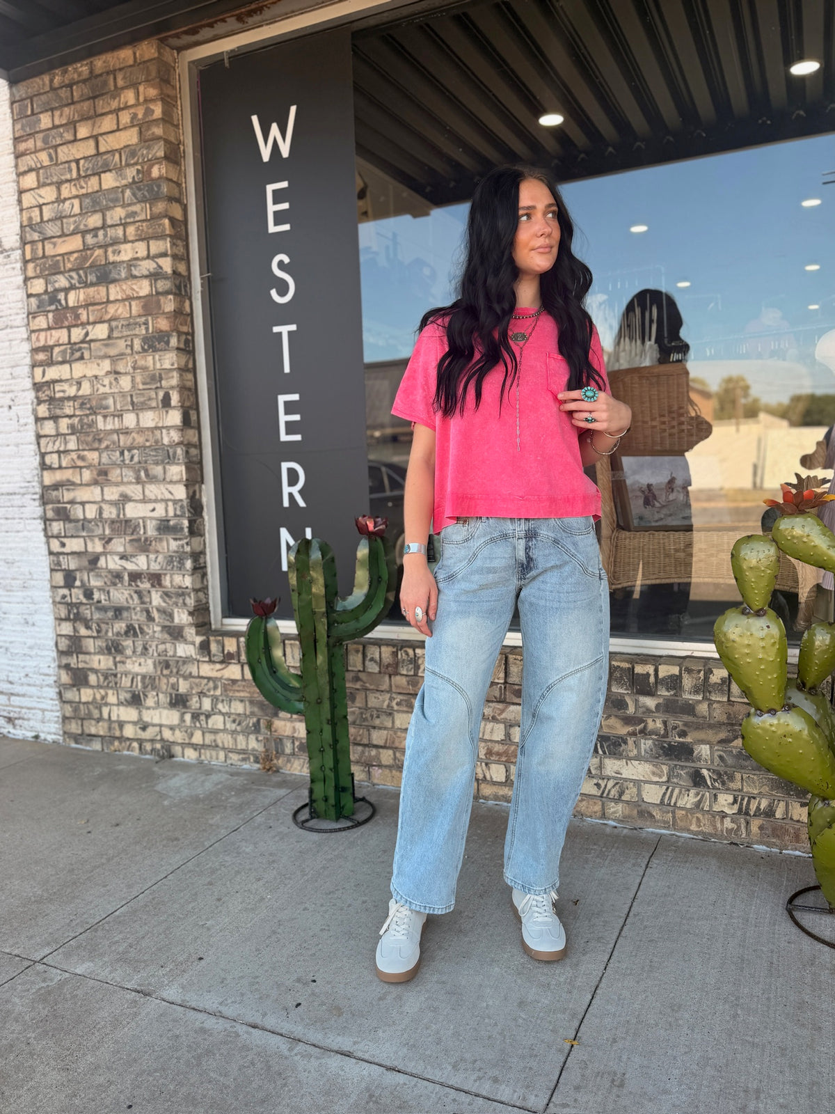 Chloe Barrel Jeans