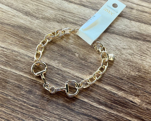 Gold Bit Bracelet