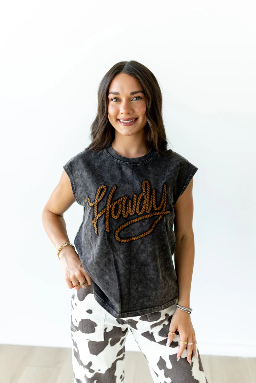 Howdy Vintage Blank Tank