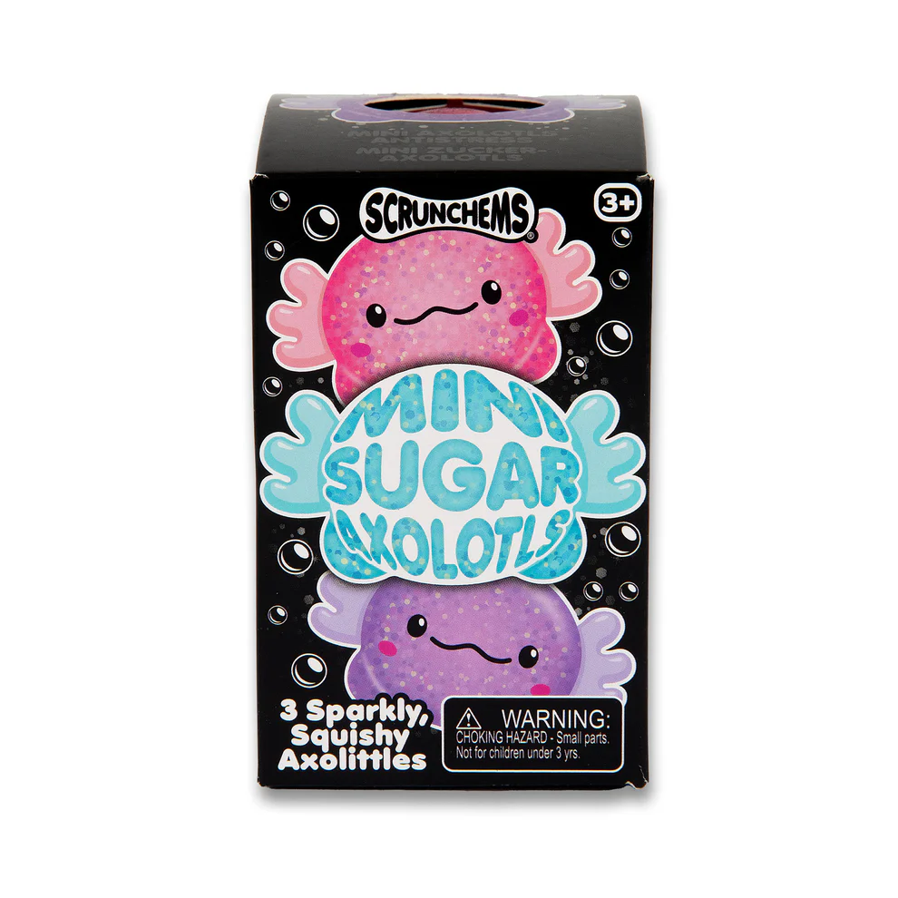 Mini Sugar Axolotls Squishy Fidget Toy (3pc)