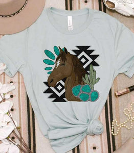 Aztec Horse Graphic Tee