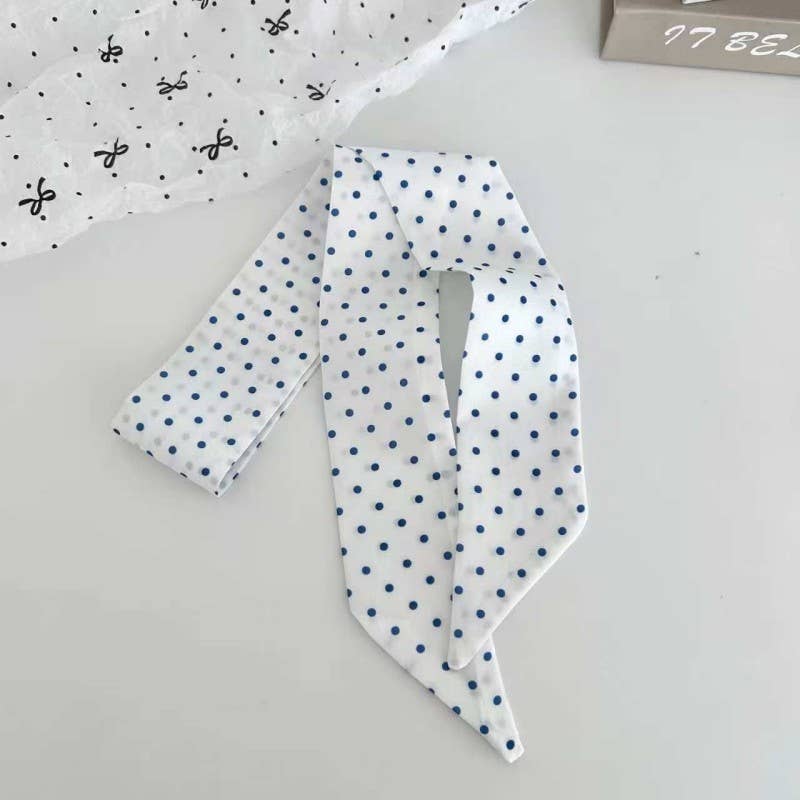 Polka Dot Twilly *White