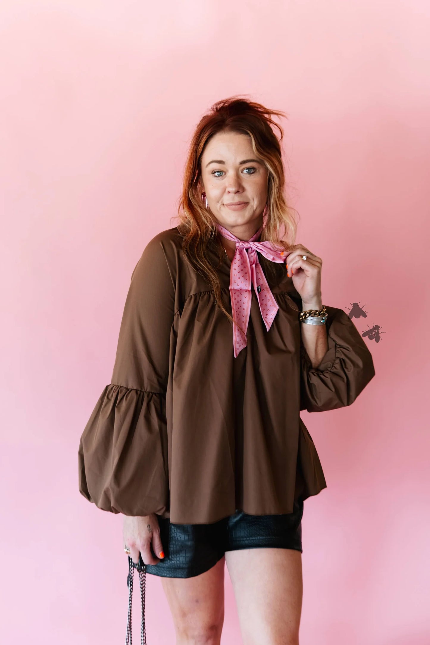 The Brazos Top *Mocha