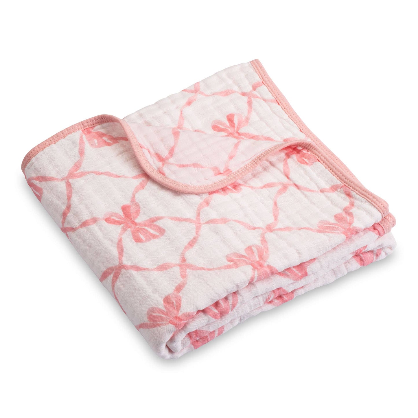 Beautiful Bows Muslin Quilt Baby & Kids Blanket