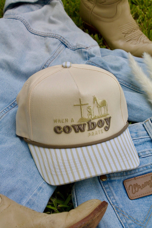 When A Cowboy Prays Hat