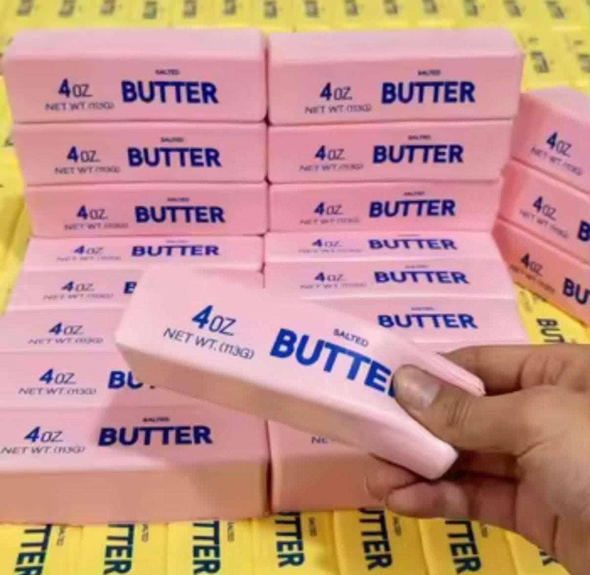 Pink Butter Squishy – Slow Rising