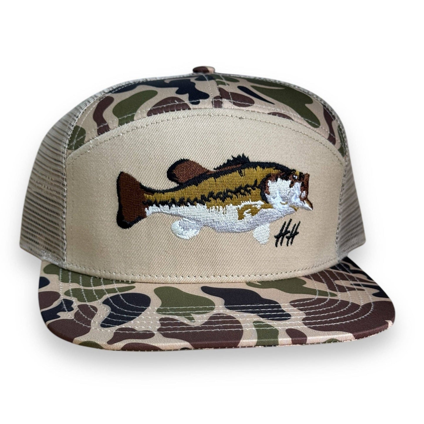7 Panel Bass - Field Camo