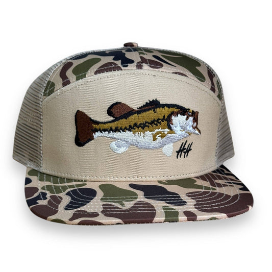 7 Panel Bass - Field Camo