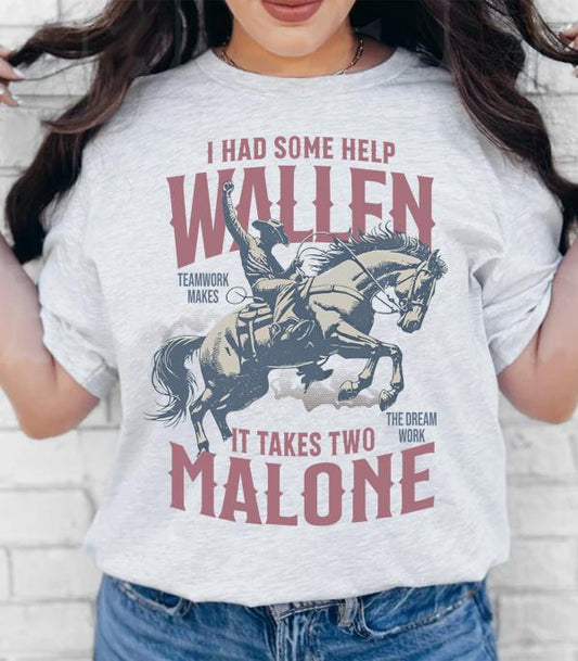 I Had Some Help Graphic Tee