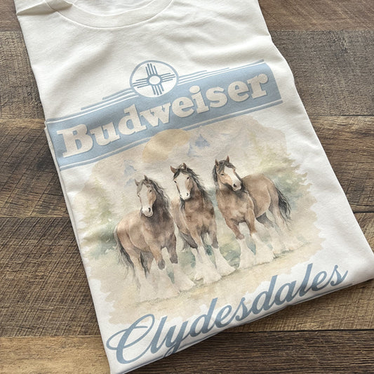 Budweiser Clydesdales Short Sleeve Tshirt