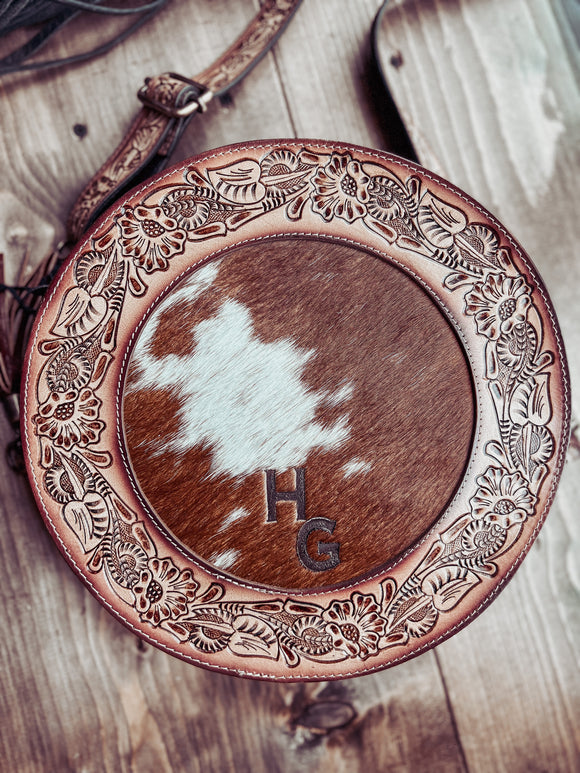 Add a Custom Brand to your cowhide item! Read full description