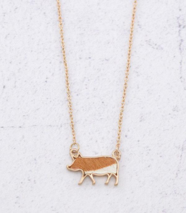 Pig Necklace