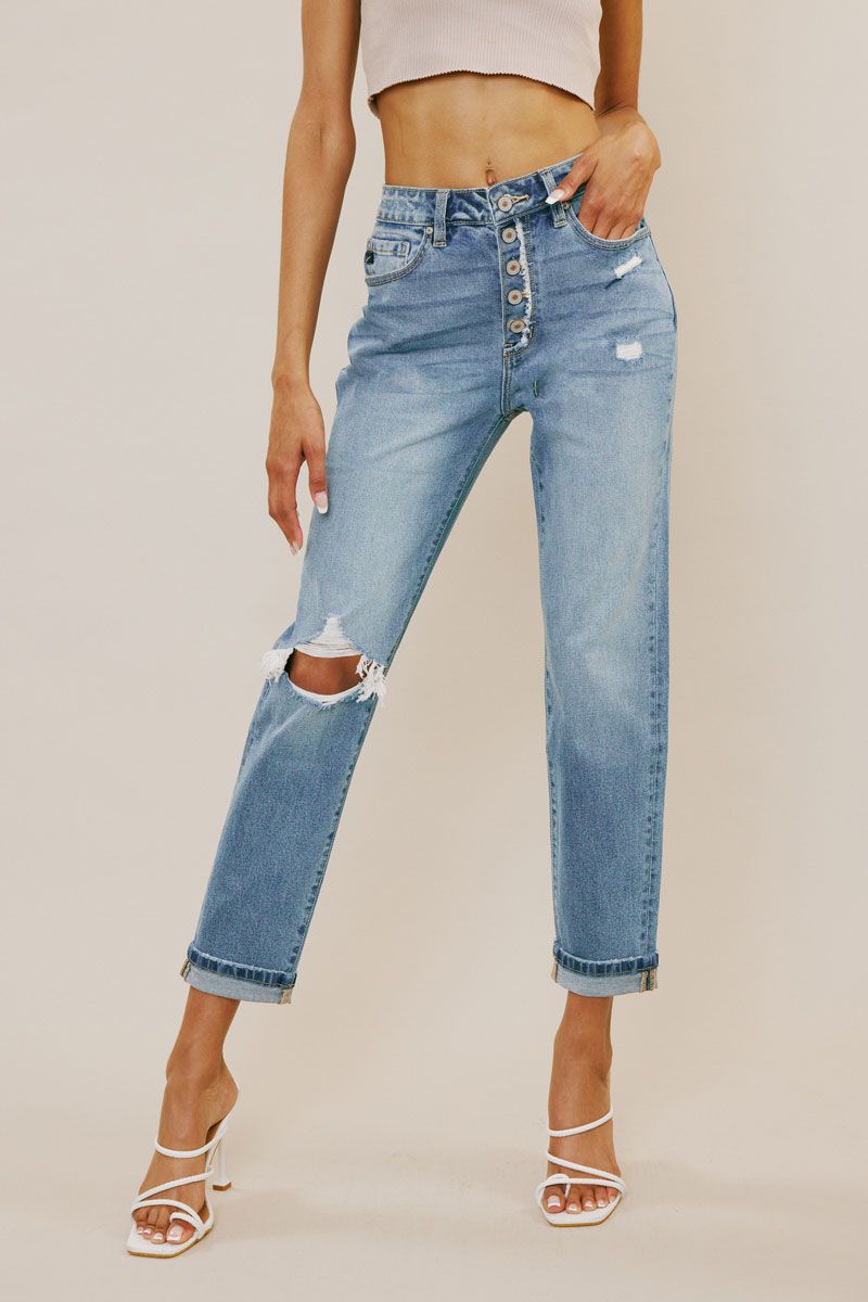 High Rise Mom Jeans