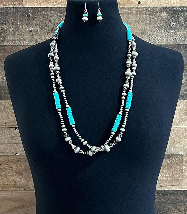 Layered Navajo Necklace Set
