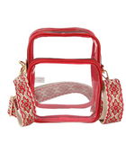 Clear Guitar Strap Crossbody Bag