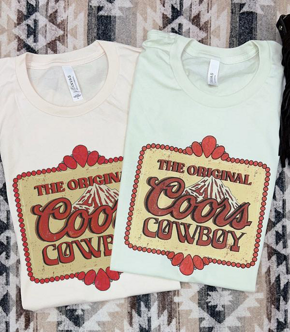 The Original Coors Beer Graphic Tee- Citron