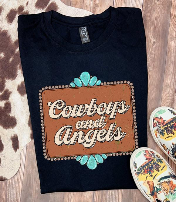 Cowboys & Angels Graphic Tee