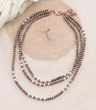 Layered Navajo Bead Necklace