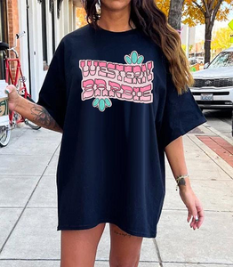 Western Barbie Oversized Graphic Tee