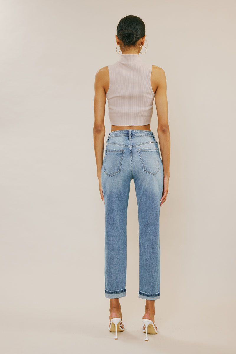 High Rise Mom Jeans
