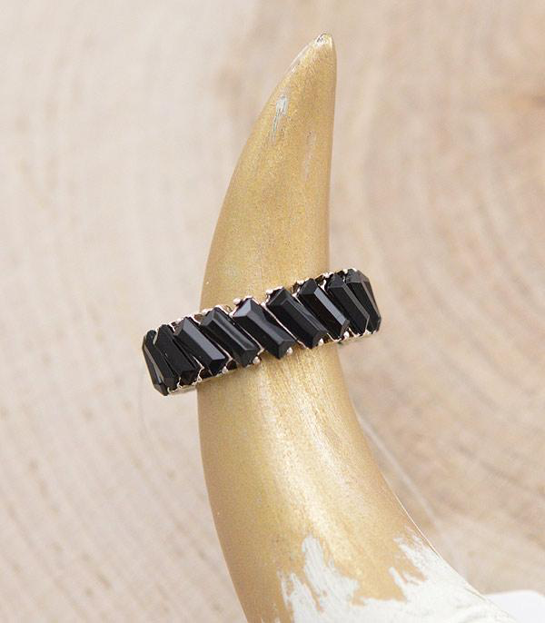 Color Stone Accent Ring