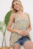 Bandanna Paisley Drape Tank