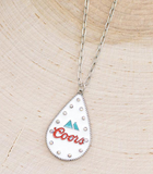 Coors Teardrop Necklace