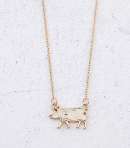 Pig Necklace