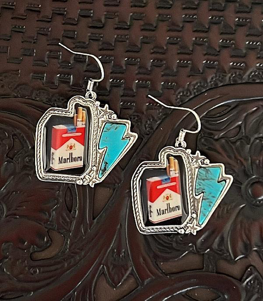 Marlboro Bolt Earrings
