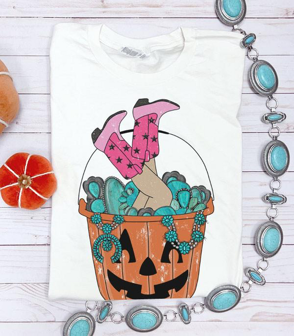 Halloween Basket Graphic Tee