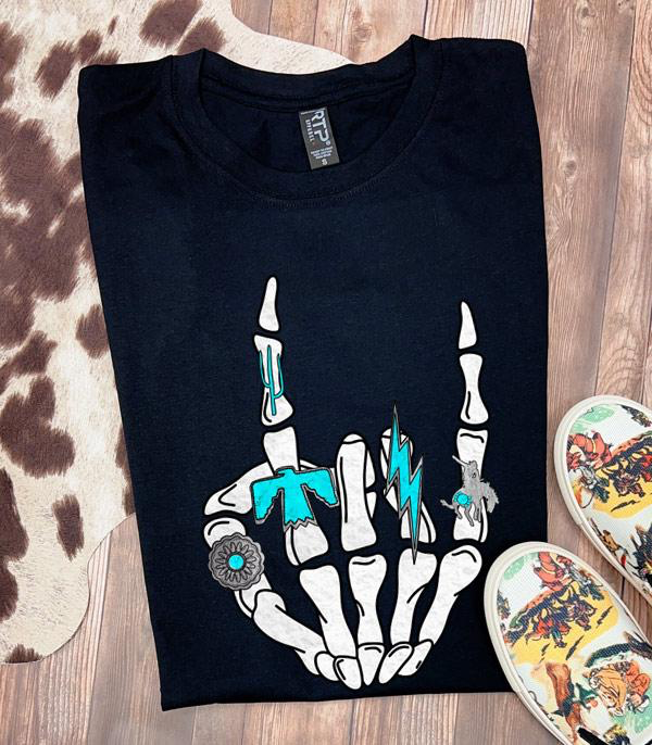 Turquoise Rock Oversized Graphic Tee