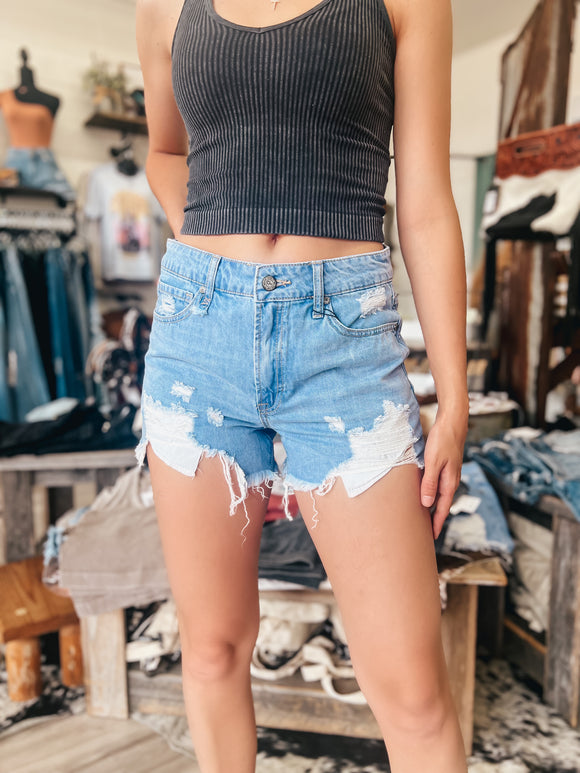 The Gracie Distressed Shorts