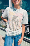 Wild West Cowboys Mint Mineral Wash Graphic Tee