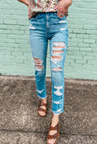 Distressed Vintage Mom Jeans